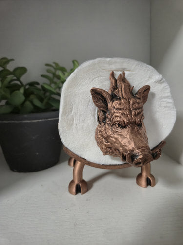 Wild Boar Toilet Roll Holder