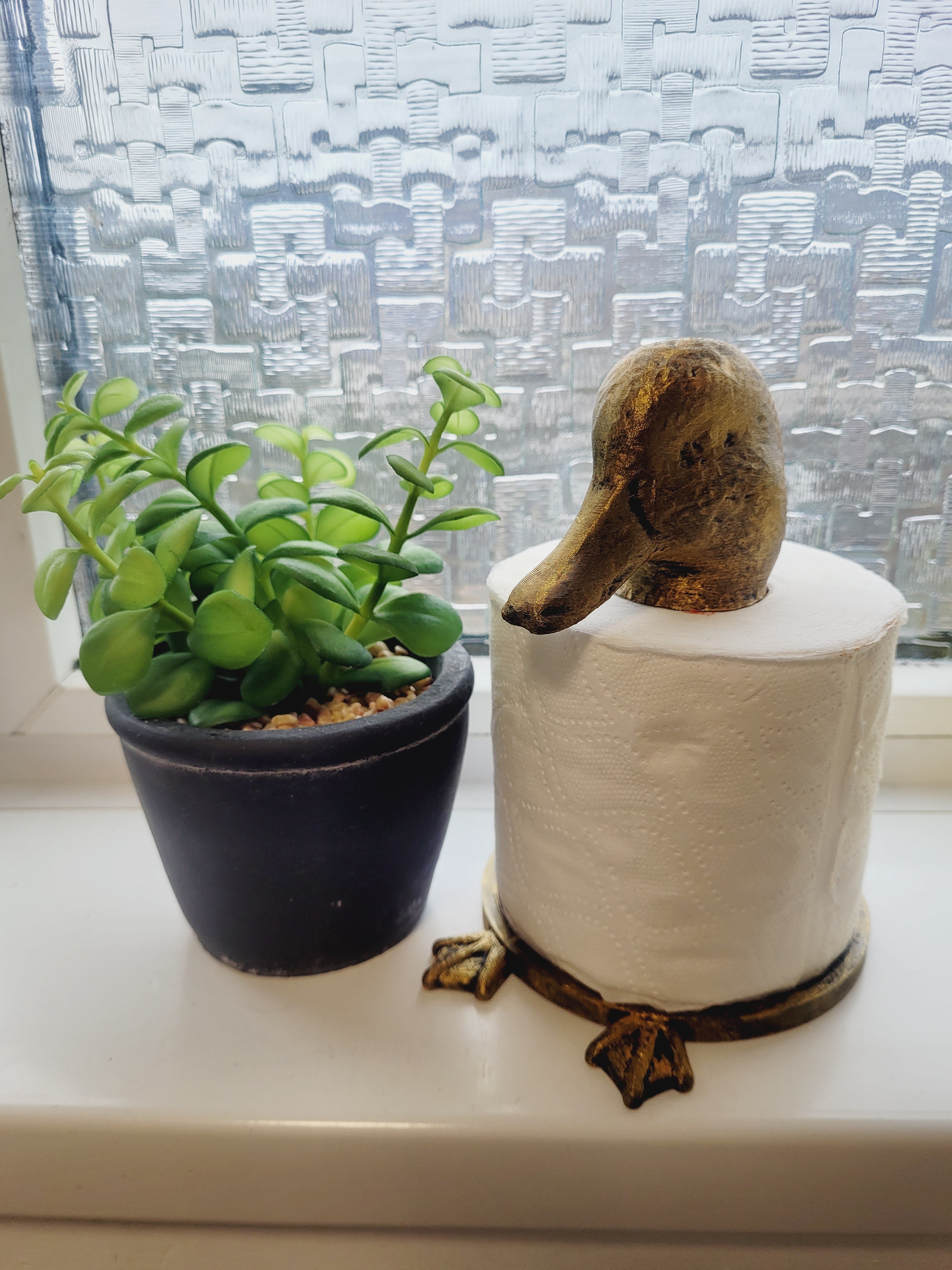 Quirky Duck Toilet Roll Holder – 3D Printed Bathroom Accessory