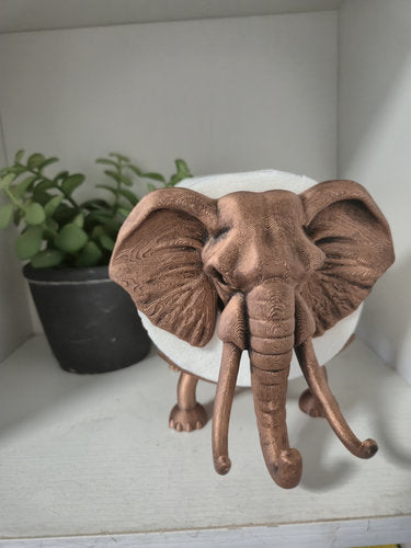 Quirky Elephant Toilet Roll Holder – 3D Printed Bathroom Accessory
