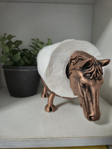 Quirky Horse Toilet Roll Holder – 3D Printed Bathroom Accessory