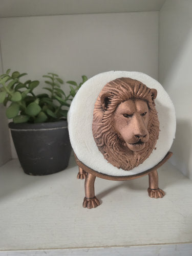 Quirky Lion Toilet Roll Holder – 3D Printed Bathroom Accessory
