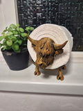 Highland Cow Toilet Roll Holder